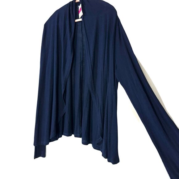 Fresh Produce Breeze Cardigan Sweater XL XXL Navy Blue Tunic Coastal NWT - Picture 1 of 10